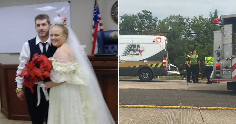 Young Newlyweds Die In Car Crash Just Minutes After Their Wedding 