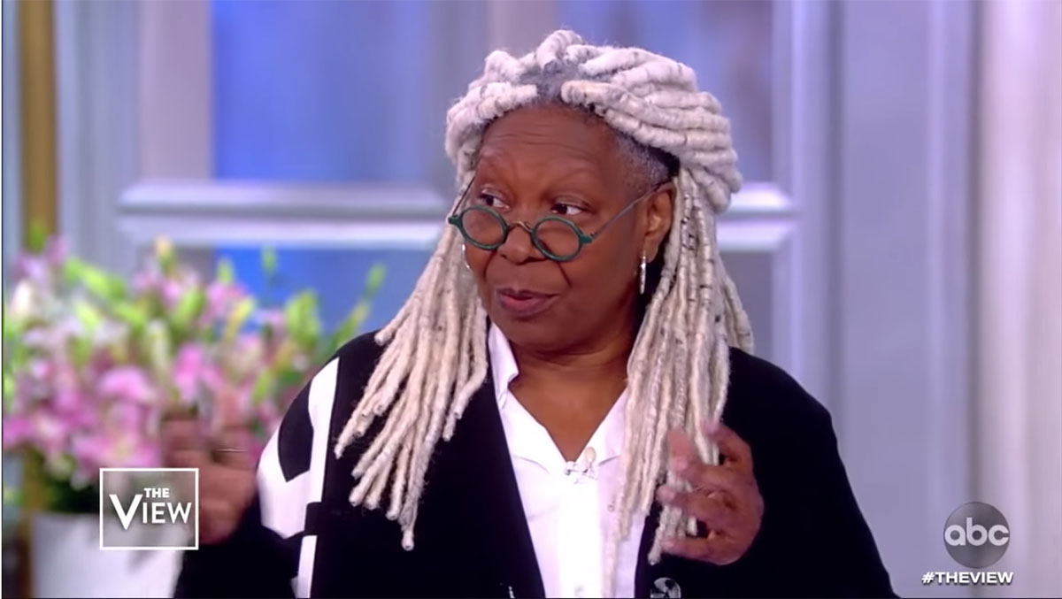 Whoopi Goldberg Debuts Her New Gray Dreadlocks Look On The View