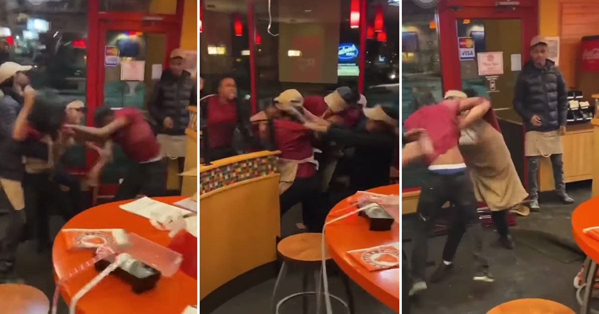 Seven Popeyes Employees Fired After Vicious Brawl is Caught on Video.