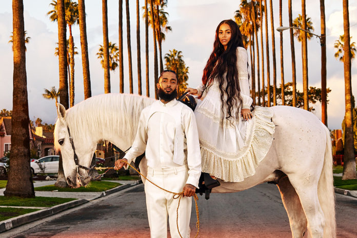 Lauren London Pays Tribute to Nipsey Hussle in Puma's 