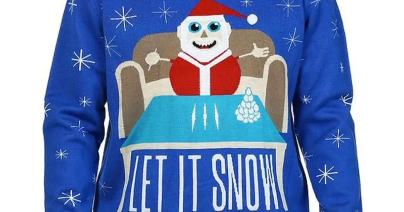 Walmart Apologizes for Selling Christmas Sweaters Showing Santa Snorting Cocaine & Doing Other 