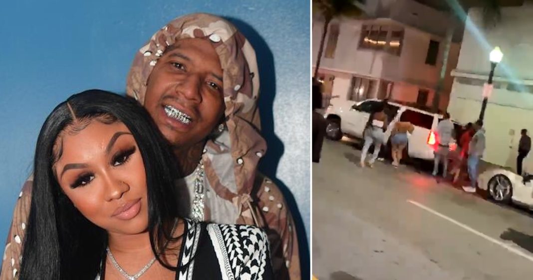 Moneybagg Yo Allegedly Snatches Ari Fletcher's Wig During Fight in