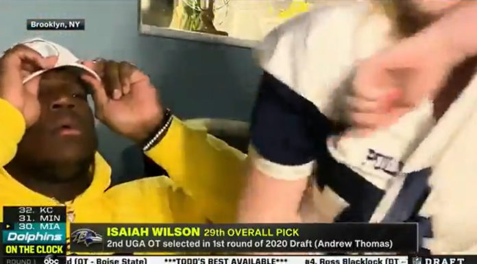 WATCH: Isaiah Wilson's Mom Snatches His Girlfriend Up From ...