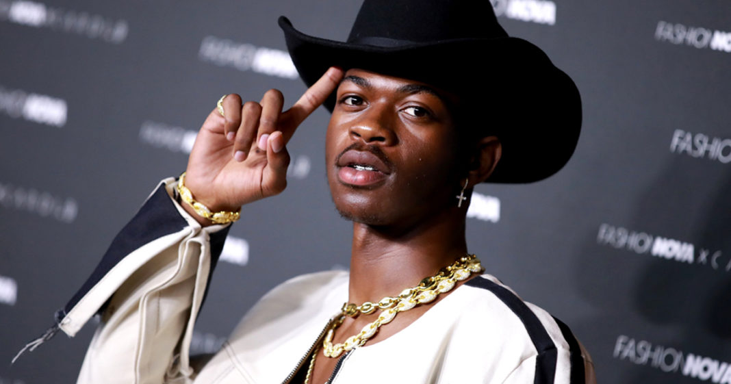 lil nas x no shirt