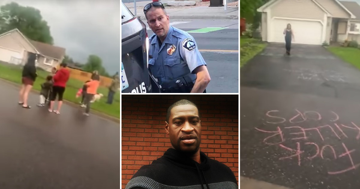 Protesters Surround Home of Former Minneapolis Cop Derek Chauvin After