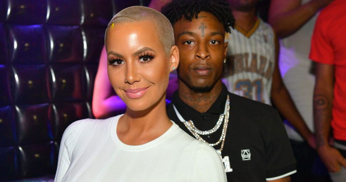 21 savage says he does not miss amber rose: i'm \