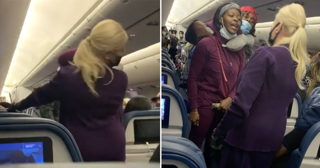 Video Delta Passenger Smacks Flight Attendant Who Asked Her To Wear A Mask 2452